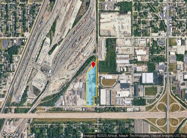 1220 171St St, Hazel Crest, IL Parcel Map