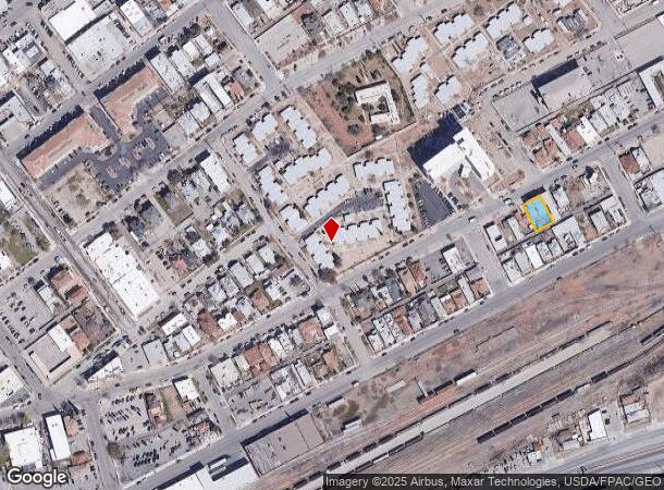  1312 E San Antonio Ave, El Paso, TX Parcel Map