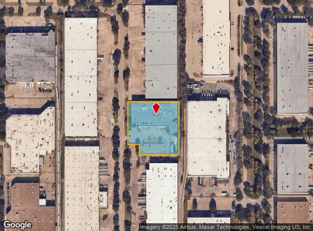  1250 Champion Cir, Carrollton, TX Parcel Map