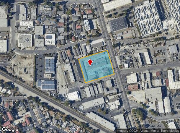  2050 Lafayette St, Santa Clara, CA Parcel Map