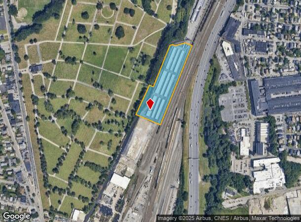 201 Concord St, Pawtucket, RI Parcel Map