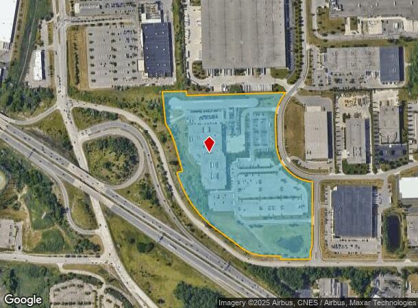  1 Continental Dr, Auburn Hills, MI Parcel Map