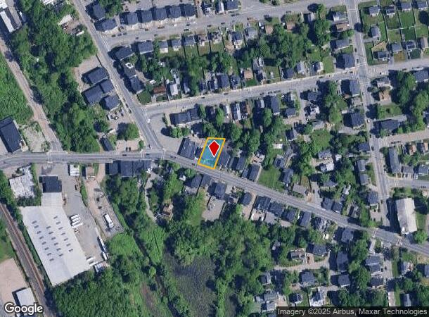  134 Ames St, Brockton, MA Parcel Map