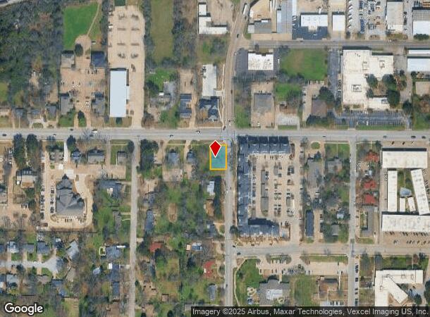  1200 W Abram St, Arlington, TX Parcel Map