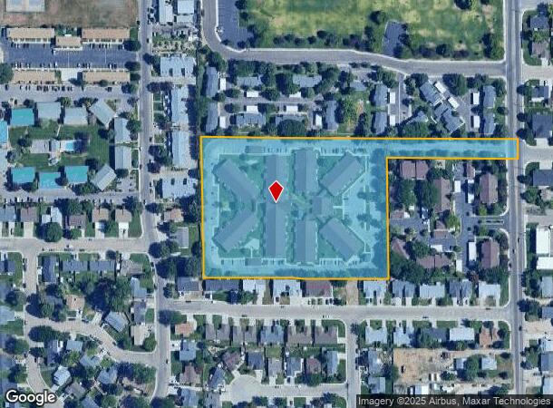  1737 Sunny Ridge Rd, Nampa, ID Parcel Map