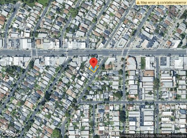  2611 Vineyard Ave, Los Angeles, CA Parcel Map