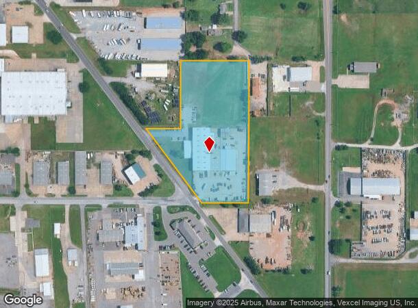  2400 S Broadway St, Moore, OK Parcel Map
