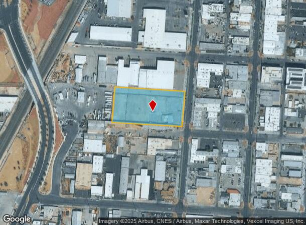 125 W Imperial Ave, Las Vegas, NV Parcel Map