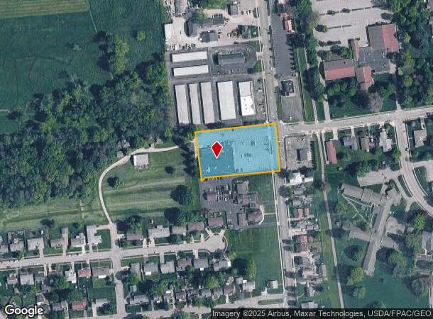1308 N Detroit St, Xenia, OH Parcel Map