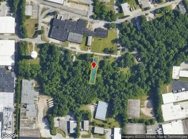 1307 Potts Ave, High Point, NC Parcel Map