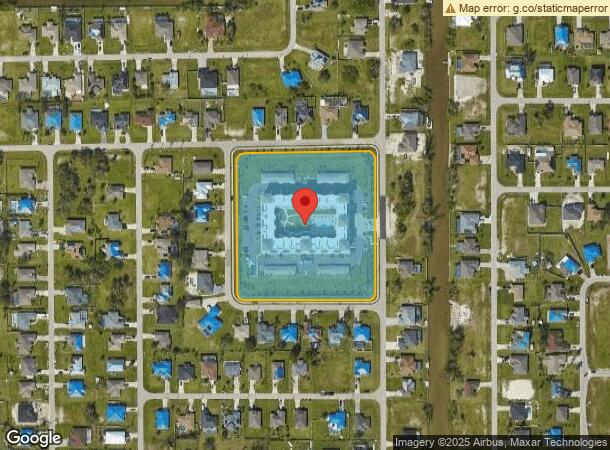  1414 Sw 17Th Pl, Cape Coral, FL Parcel Map