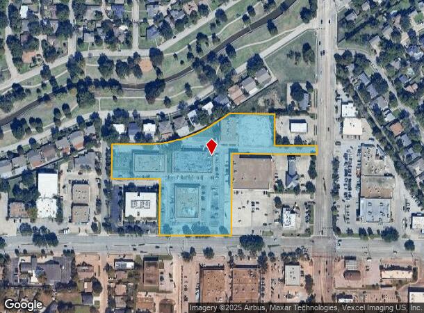 2825 Valley View Ln, Dallas, TX Parcel Map
