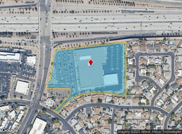 1661 S Alma School Rd, Mesa, AZ Parcel Map