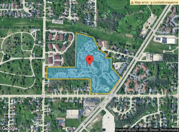  4005 W Hillcrest Dr, Milwaukee, WI Parcel Map