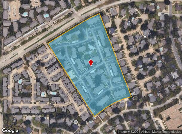  500 Tish Cir, Arlington, TX Parcel Map