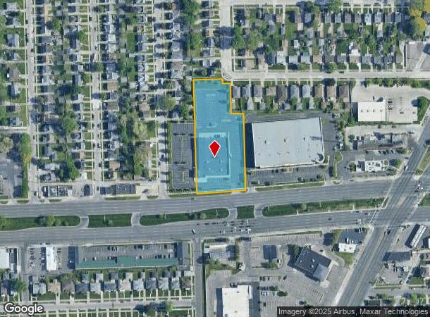 14855 E 8 Mile Rd, Eastpointe, MI Parcel Map