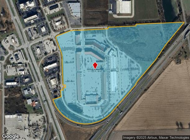  3200 Outlet Dr, Edinburgh, IN Parcel Map