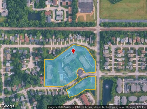 1807 Beech St, Valparaiso, IN Parcel Map