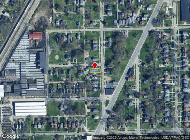 2727 Lawrence Ave, Toledo, OH Parcel Map