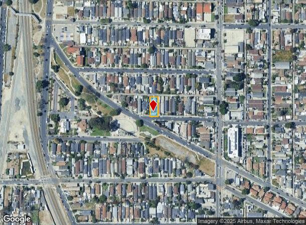 1807 E 107Th St, Los Angeles, CA Parcel Map