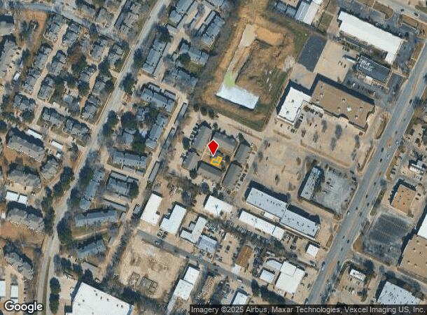3606 S Cooper St, Arlington, TX Parcel Map