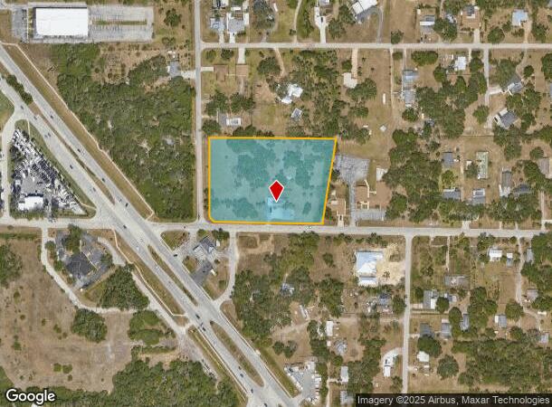  308 Evergreen Rd, North Fort Myers, FL Parcel Map