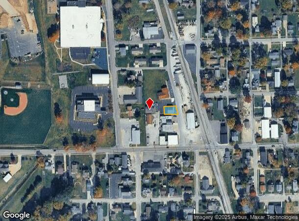 60 N Railroad St, Whiteland, IN Parcel Map