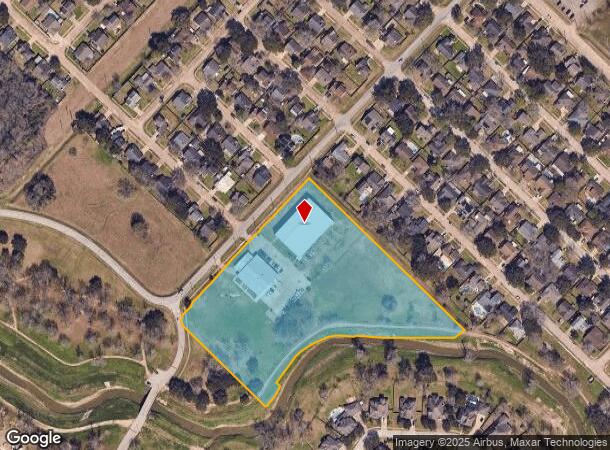 3801 Liberty Dr, Pearland, TX Parcel Map