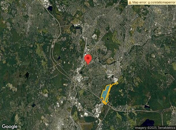  50 University Ave, Dedham, MA Parcel Map