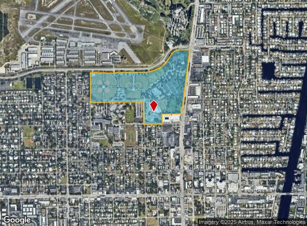  1300 Ne 10Th St, Pompano Beach, FL Parcel Map