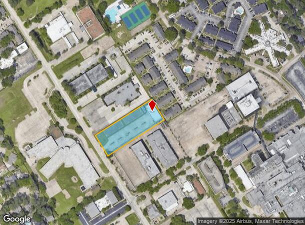  17214 Red Oak Dr, Houston, TX Parcel Map