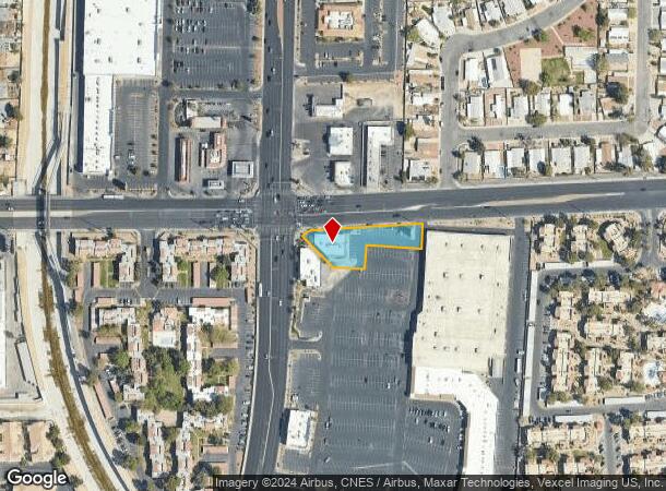  5111 E Charleston Blvd, Las Vegas, NV Parcel Map