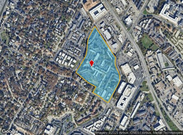 1516 Burton Dr, Austin, TX Parcel Map