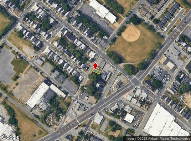  1626-1630 Thatcher St, Wilmington, DE Parcel Map