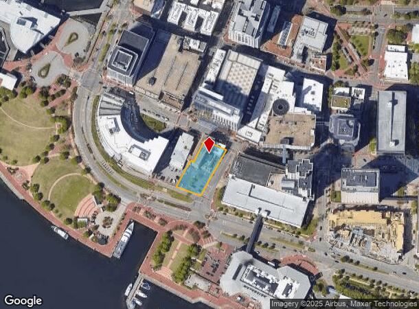  109 E Main St, Norfolk, VA Parcel Map