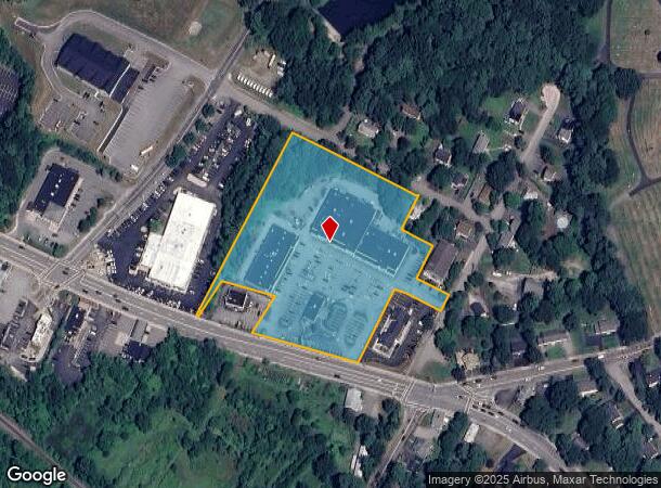  351 W Central St, Franklin, MA Parcel Map