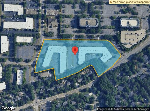  1020 Mansell Rd W, Roswell, GA Parcel Map