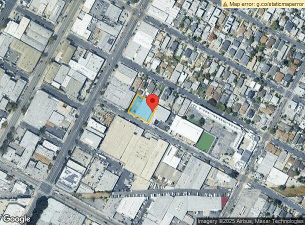  125 E 32Nd St, Los Angeles, CA Parcel Map