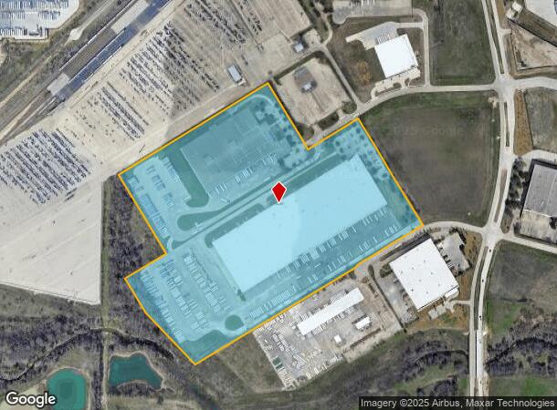  1000 Railhead Dr, Fort Worth, TX Parcel Map