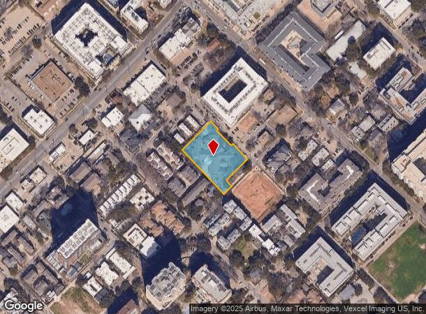  3611 Dickason Ave, Dallas, TX Parcel Map