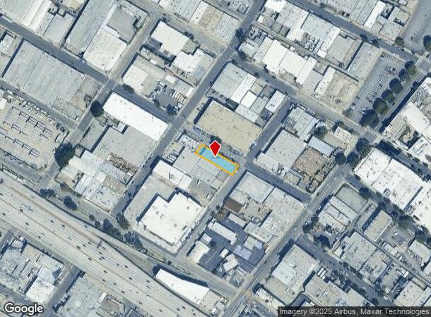  1120 E 14Th Pl, Los Angeles, CA Parcel Map