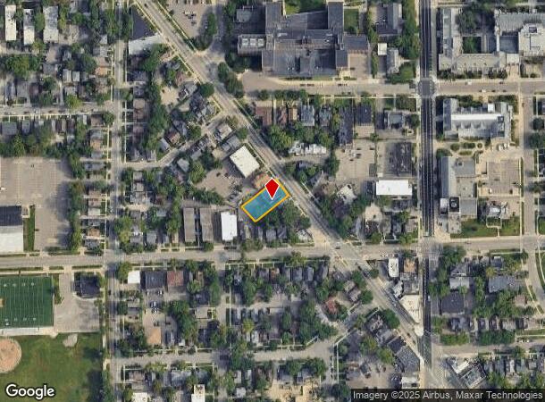 526 Packard St, Ann Arbor, MI Parcel Map