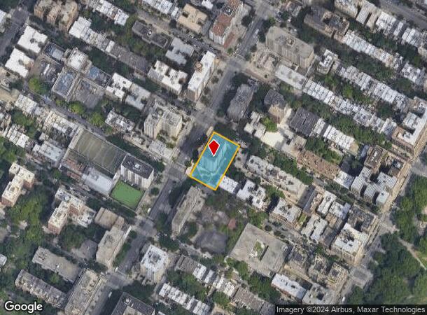  70 W 93Rd St, New York, NY Parcel Map