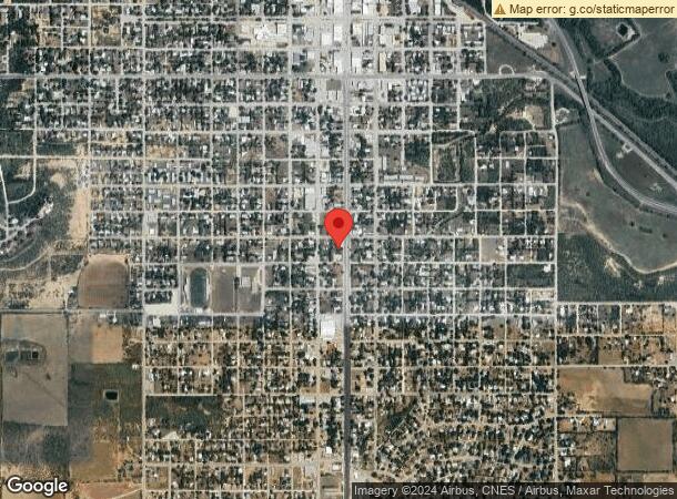  1114 S Commercial Ave, Coleman, TX Parcel Map