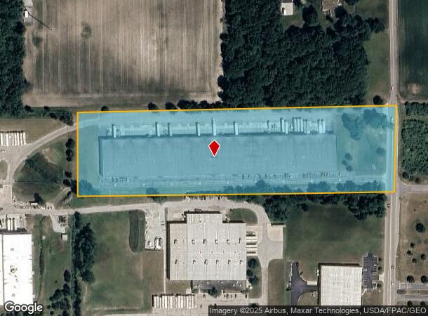  1520 Experiment Farm Rd, Troy, OH Parcel Map