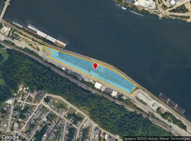  1600 W Carson St, Pittsburgh, PA Parcel Map