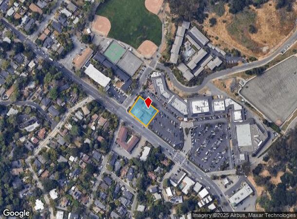  930 Sir Francis Drake Blvd, Kentfield, CA Parcel Map