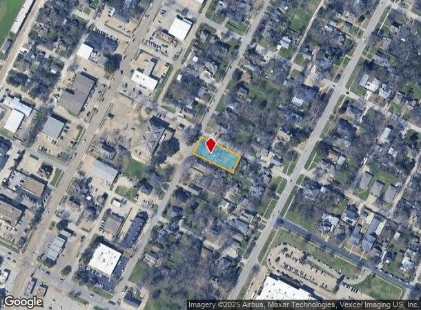  214 Dunn St, Waxahachie, TX Parcel Map