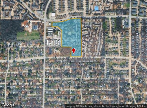  1616 Carol Oaks Trl, Fort Worth, TX Parcel Map