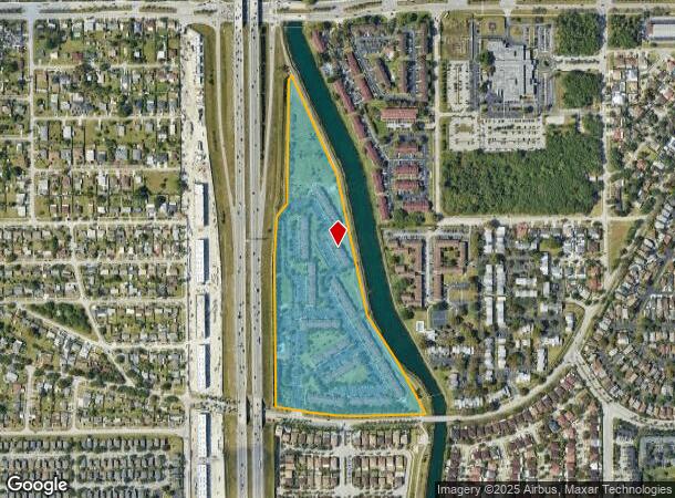  10407 Old Cutler Rd, Cutler Bay, FL Parcel Map